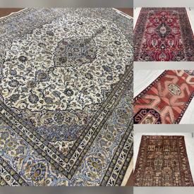 MaxSold Auction: This online auction features Persian rugs & runners, including Najaf Abad, Kashan, Bakhtiyar, Ardebil, Tabriz, Ferdos, Torkaman, Shiraz, Hamedan, and more!