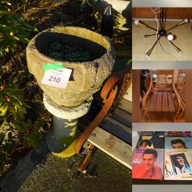 MaxSold Auction: This online auction features Disney collectibles, coins, banknotes, sputnik-style chandelier, vintage sports pennant collection, crock, work lights, glass door knobs, sports collectibles, teacup/saucer sets, vintage Pendelfin, vintage ashtrays, Jasperware, vintage Pyrex, lawnmowers, power & hand tools, games, pressure washer, garden tools, DVDs, sports trading cards, toys, vinyl records, vintage golf clubs, vintage neon signs, planters, art glass, stamps, and more!