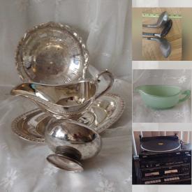 MaxSold Auction: This online auction features antique cast-iron toys, teacup/saucer sets, paper tole art, power & hand tools, stereo system, art books, pewter steins, collector plates, silver & costume jewellery, antique books, gemstones, craft supplies, watches, Hoselton sculpture, jadeite, action figures, golf clubs, and more!