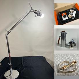 MaxSold Auction: This online auction features  Dolan Bullock jewelry, gold jewelry, smoking pipes, costume jewelry, vintage marquetry musical table, Moorcroft, Royal Doulton figurines, vintage Pyrex, coins, stamps, art glass, art book, Le Creuset, new women’s footwear, vinyl records, stereo components, lead soldiers, bikes, outerwear, and more!