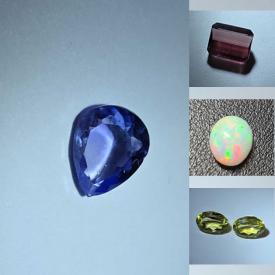 MaxSold Auction: This online auction features jade ring & loose gemstones, including tourmalines, aquamarines, opals, citrines, spinels, sapphires, tanzanites, garnets, amethysts, peridots, ruby crystals, and more!