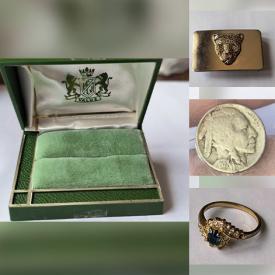 MaxSold Auction: This online auction features watches, coins antique bronze bell, silver, gold, & costume jewelry, collector spoons, and more!