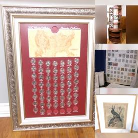 MaxSold Auction: This online auction features fishing gear, stamps, CDs, games, children’s books, souvenir spoons, piano rolls, hand tools, Jasperware, Pokémon collectibles, framed advertising prints, DVDs, sports collectibles, wood puzzles, watches, small kitchen appliances, floor vase, TV, sports trading cards, Star Wars collectibles, coins, and more!