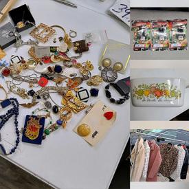 MaxSold Auction: This online auction features new women’s clothing, graphic t-shirts, outerwear, kids’ clothing & footwear, small kitchen appliances, sewing machine, power tools, home electronics, gaming gear, cameras, video games, Simonelli Fontanini clowns, Beanie Babies, sports collectibles, action figures, sports trading cards, NIP Hot Wheels, Snowbabikes, inflatable snowman, Hallmark ornaments, men’s & women’s footwear, handbags, winter hats & gloves, new sunglasses,  guitars, watches, costume jewelry, children’s books, and more!