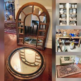 MaxSold Auction: This online auction features framed artwork, china, crystal, area rugs, home decor, small appliances, decorative plates, furniture, tools, holiday decorations, patio furniture, and much, much, more!!!