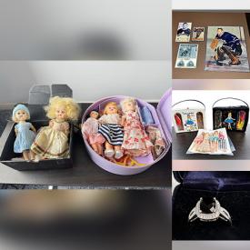 MaxSold Auction: This online auction features toys, steins, Disney collectibles, craft supplies, animal figurines, doll clothes, Precious Moments, teacup/saucer sets, storage bins, cameras, crocks, sports collectibles, sports equipment, dollhouse furniture, vintage tins, children’s books, silver jewelry, games, Legos, marbles, art glass, and more!