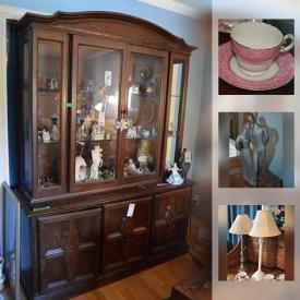 MaxSold Auction: This online auction features display cabinets, Royal Doulton figurines, teacups, wall art, storage bins, wheelchairs, lamps, decor, faux flowers, LPs, Danby freezer, outdoor furniture, medical scooter, mail box, power washer, metal lockers, bedroom furniture and much more!