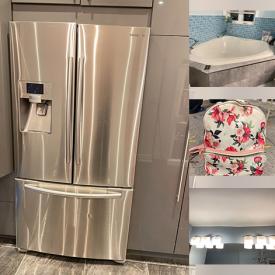 MaxSold Auction: This online auction features refrigerator, electric range, kitchen cabinets, children’s books, women’s footwear, youth clothing, chandelier, bathroom light fixtures, spa tub, and more!
