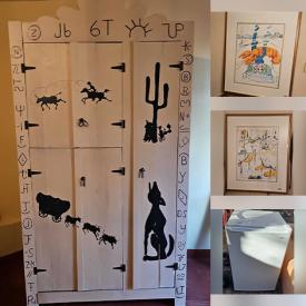 MaxSold Auction: This online auction features framed artwork, furniture, lamps, large appliances, ceramic art, TVs, home decor, storage, and much, much, more!!!