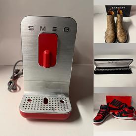 MaxSold Auction: This online auction features men’s, women’s & kids’ footwear, framed artwork, perfume bottles, Ed Hardy gift sets, watches, silver & costume jewelry, coins, lighters, framed movie posters, Disney collectibles, CDs, small kitchen appliances, toys, hand tools, outerwear, and more!