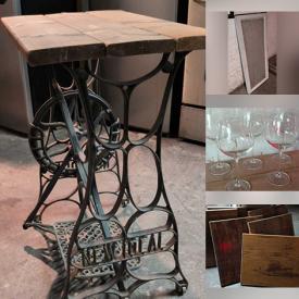 MaxSold Auction: This online auction features barware, textured glass window panel, pendant light, and more!n