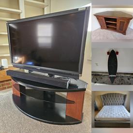 MaxSold Auction: This online auction features small kitchen appliances, pet products, fitness gear, TVs, planters, garden art, dining table & chairs, antique corner chair, office supplies, sewing machine, storage cubby, airbed, garden tools, skateboard, exercise equipment, refrigerator, marbles, power tools, and more!