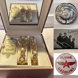 MaxSold Auction: This online auction features steins, NIB play table, rocks & gemstones, mini pendant, metal signs, teacup/saucer sets, art pottery, collector plate, women’s footwear, coins, Art Deco dresser, DVDs, girls clothing, art supplies, Indigenous American figurines, costume jewelry, vintage Casio keyboards, games, electric go-kart, vinyl records, and more!