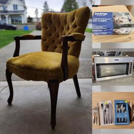 MaxSold Auction: This online auction features fitness gear, small kitchen appliances, TV, LED lights, baby items, garden tools, vintage kitchen scale, and more!