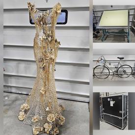 MaxSold Auction: This online auction features bikes, backlit drafting table, linear chandelier, sports collectibles, fire pit bowls, counter stools, steel storage drums, monitor, area rugs, Adirondack chairs, heater, and more!