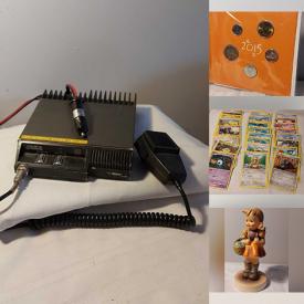 MaxSold Auction: This online auction features die-cast collectibles, comics, Star Trek collectibles, Green Mountain pottery, coins, banknotes, sports trading cards, Boyds Bears, Hummels, Nascar collectibles, CDs, Pendelfin, Avon ladies, perfume bottle, Hall pottery, Magic: The Gathering cards, fabric, Pokémon cards, vinyl records, Noritake, Carnival glass, stein, and more!