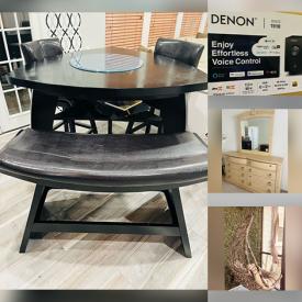 MaxSold Auction: This online auction features tires, Christmas inflatable, dining set, fish tanks, mirrors, bike, live plants, outdoor swings, exercise equipment, patio furniture, floor vases, home electronics, and more! n