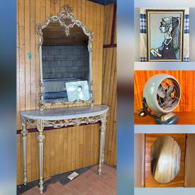 MaxSold Auction: This online auction features Legos, stamps, banknotes, coins, silver, gold & costume jewelry, comics, Margaret C Eifler painting, area rug, graphic novels, vinyl records, perfumes, Yamaha keyboard, games, watch, CDs, antique books, telescope, metal detector, toys, Pokémon cards, Capo De Monte pottery, sewing machine, First Day covers, and more!\n