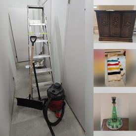 MaxSold Auction: This online auction features Moorcroft, art pottery, area rug, CDs, Belleek, TV, collector plates, vintage Pyrex, pots & pans, sleigh bed, dining table & chairs, teacup/saucer sets, planters, decanter set, bar cabinet, patio furniture, mantle clock, Hummels, Royal Doulton figurine, Alba Nororis pottery, desk & chair, fishing gear, hand tools, garden tools, and more!