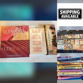 MaxSold Auction: This online auction features mobility scooter, quilting, upholstery & sewing fabric, sewing machine, First Day covers, sports trading cards, Star Trek collectibles, vintage book, banknotes,  brass collectibles, watch, sports collectibles, silver & costume jewelry, stamps, coins, new beauty products, perfume bottles, canvas art, and more!