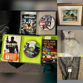 MaxSold Auction: This online auction features video games, DVDs, Precious Moments figures, Bunnykins, sports collectibles, comics, Porcelain doll, pet products, women’s clothing, children’s dance costumes, AJ Casson artwork, and more!
