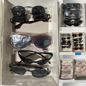 MaxSold Auction: This online auction features new boxes of eyeglasses, sunglasses, and glasses cases. n