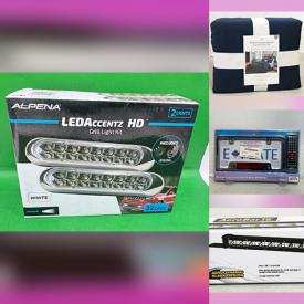 MaxSold Auction: This online auction features NIB vehicle light bars, women’s footwear, new beauty products, winter hats & gloves, hardware, pet products, new jute baskets, new bed linens, craft kits, new small kitchen appliances, watches, men’s clothing, and more!