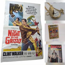 MaxSold Auction: This online auction features Robert Bateman print, movie posters, Disney collectibles, milk glass, Yu-Gi-Oh cards, sports collectibles, comics, stamps, CDs, wood carving, natural specimens, silver & costume jewelry, watches, new beauty products, art pottery, cameras, power & hand tools, new thermal printers, miniature porcelain vases, DVDs, The Beatles collectibles, Magic the Gathering collectibles, Pokémon collectibles, craft supplies, carded HotWheels, marbles, vintage books, sports trading cards, coins, clothing, and more!