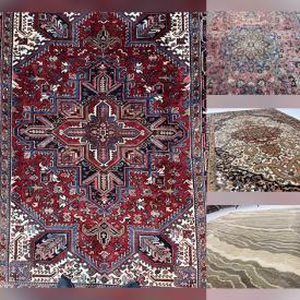 MaxSold Auction: This online auction features Persian area rugs & runners, including Kashan, Mashhad, Tabriz, Hamdan, Heriz, Sarouk, Kurdish, Nepali, Zanjan, Turkman, and more!