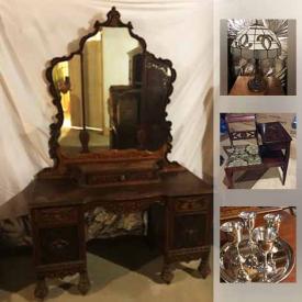 MaxSold Auction: This online auction features antique and vintage furniture. Celebrity "Nocturne Rose" place settings for 8, plus serving pieces and tea set. Collectible: 45 rpm records and LP's and much more!