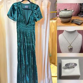 MaxSold Auction: This online auction features women’s clothing & footwear, costume jewelry, art pottery, outerwear, charms, and more!