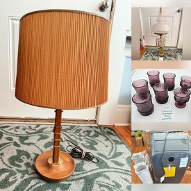 MaxSold Auction: This online auction features vintage trading stamps, NIB table saw, art glass, portable air conditioner, games, iMac computer, vintage ashtrays, pet products, vinyl records, laser discs, S&P shakers, marbles, small kitchen appliances, comics, First Day covers, and more!