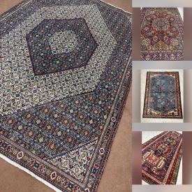 MaxSold Auction: This online auction features Persian rugs & runners from Tabriz, Zanjan, Bakhtiyar, Ardebil, Shiraz, Hamedan, Kashan, Torkaman, and more!