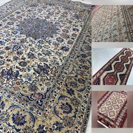 MaxSold Auction: This online auction features Persian area rugs & runners, including Isfahan, Torkaman, Ardebil, Zanjan, Hamedan, Bakhtiyar, Sarab, Naein, Baluchi, Tabriz, and more!