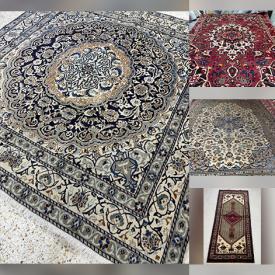 MaxSold Auction: This online auction features Persian rugs & runners, including Hamadan, Kashan, Bakhtiyar, Ardebil, Naein, Zanjan, Sarab, Tabriz, Saveh, Torkaman, and more!