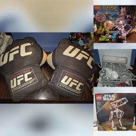 MaxSold Auction: This online auction features video game console, silver jewelry, didgeridoo, Pokémon collectibles, Transformers, Star Wars collectibles, sports apparel, Yu-Gi-Oh cards, comics, Avon collectibles, and more!