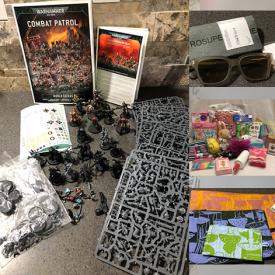 MaxSold Auction: This online auction features Warhammer collectibles, pet products, puzzles, perfumes, games, outerwear, men’s & women’s clothing & footwear, costume jewelry, toys, winter hats & mitts, new beauty products, craft supplies, party favors, office supplies, watches, Pokémon cards, fitness gear, baby clothes & toys, beauty appliances, garden flags, children’s books, slippers, and much, much, more!!!