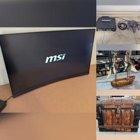 MaxSold Auction: This online auction features monitor, video game console, NIB portable washing machine, wood carving, oil lamp, die-cast vehicles, men’s clothing, table lighter, collectible tins, DVDs, stroller, small kitchen appliances, children’s books, sports collectibles, Yu-Gi-Oh collectibles, dining table, bed frames, and more!