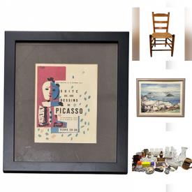 MaxSold Auction: This online auction features decorative plates, watches, art glass, table linens, vintage oil paintings, Carole Holding lithographs, sports trading cards, sports collectibles, collector plates, women’s footwear, vinyl records, and more!