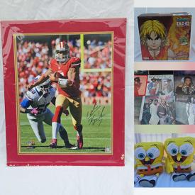 MaxSold Auction: This online auction features women’s footwear, vintage toys, sports trading cards, costume jewelry, perfume bottles, hand tools, decorative bowls, art glass, vintage Apple computer, art supplies, vintage magazines, vinyl records, and more!