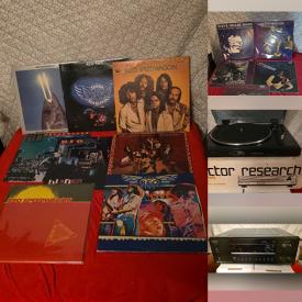 MaxSold Auction: This online auction features stereo components &  vinyl records.