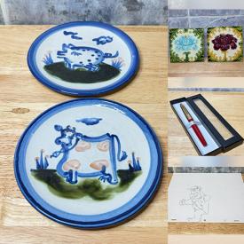 MaxSold Auction: This online auction features Flintstones production sheets, CED videodiscs, Toby jugs, Royal Doulton figurine, die cast collectibles, decorative plates, collector plates, Pokémon collectibles, teacup/saucer sets, Annalee dolls, The Rugrats collectibles, snowboard deck, and more!