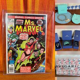 MaxSold Auction: This online auction features silver, gold & costume jewelry, Raku vase, banknote, Eames chairs, Lladro figurine, coins, children’s books, Swarovski jewellery, vinyl records, vintage Pyrex, comics, Jadeite, watches, graphic novels, stamps, perfumes, stamps, and more!