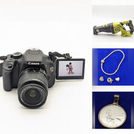 MaxSold Auction: This online auction features cameras & accessories, Depression glass, power & hand tools, planters, garden tools, women’s footwear, toys, wrist & pocket watches, men’s cologne, comics, puppets, pet products, banknotes, coins, small kitchen appliances, cookie jar, silver & costume jewelry, soapstone sculpture, sewing machine, starburst mirror, Casio keyboard, games, and more!