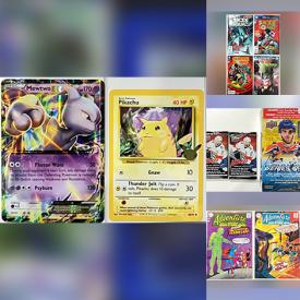 MaxSold Auction: This online auction features toys, MetaZoo collectibles, sports trading cards, comics, sports collectibles, Pokémon cards, LOTR action figures, and more!