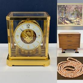 MaxSold Auction: This online auction features art pottery, vintage Belleek, cloisonne, TV, silver, gold, & costume jewelry, rattan dressers, Royal Doulton figurine, cranberry glass, art glass, mobility walker, watches, George Trevor watercolour, vintage brass jardiniere, Leighton pottery, Guttorn Otto painting, and more!