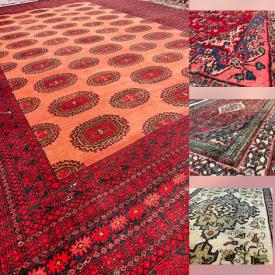 MaxSold Auction: This online auction features Persian area rugs & runners, including Kamidan, Kashan, Sarouk Zanjan, Baluchi, Nepali, Afghani, Turkman, Tabriz, Mir, Kelim, and more!