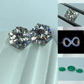 MaxSold Auction: This online auction features silver jewelry, costume jewelry, comics, and loose gemstones, including diamonds, emeralds, aquamarine, amethysts, rubies, and more!