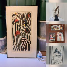 MaxSold Auction: This online auction features Art Deco figurine, Buddha statue, Lawren Harris print, vinyl records, CDs, Serge Paque paintings, and more!