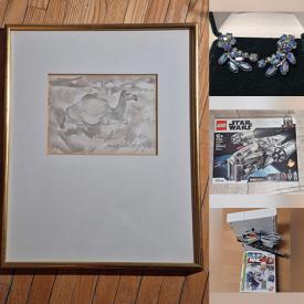 MaxSold Auction: This online auction features video game consoles & games, Swarovski jewelry, vinyl records, Lego kits, Pokémon collectibles, new beauty products, small kitchen appliances, gold jewelry, sports trading cards, and more!